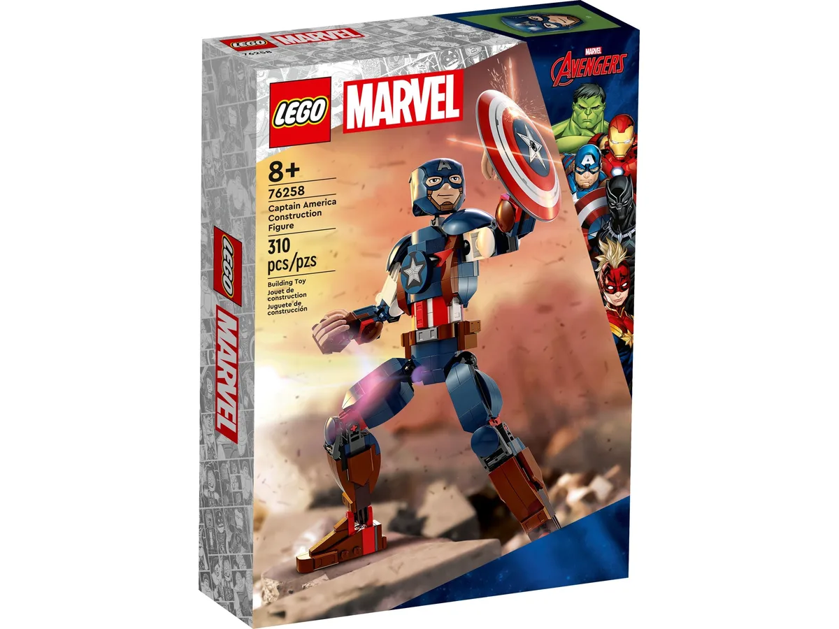 Captain America Construction Figure