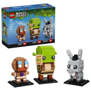 Shrek, Donkey and Gingy figures