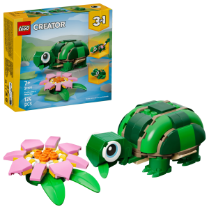Turtle with a Waterlily